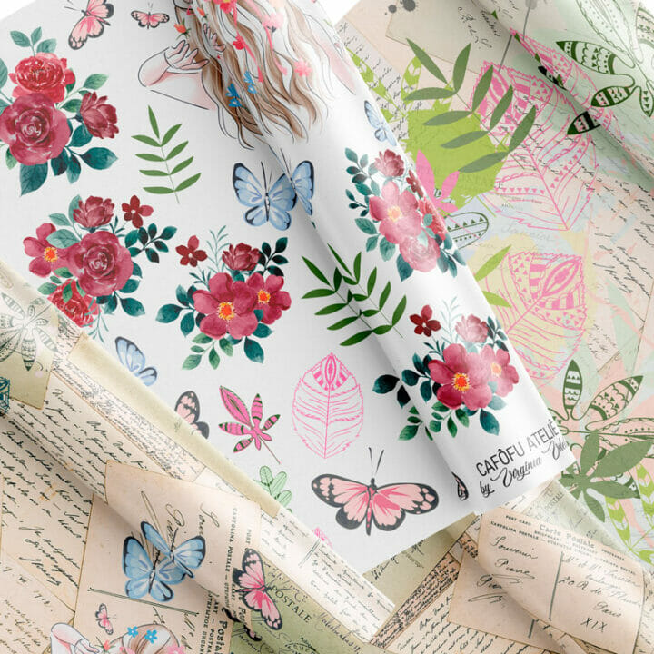 Curso vamos cafofar - projeto art journal 02 - Imagem 13