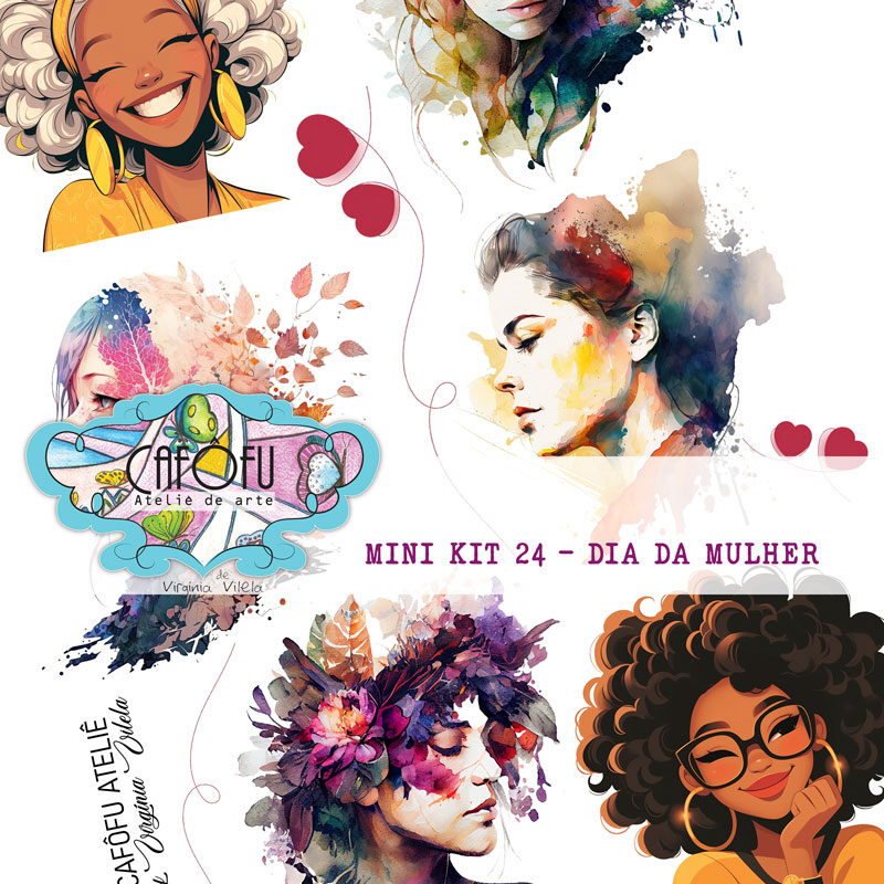 Mini Kit 24 - Mini kit digital dia da mulher