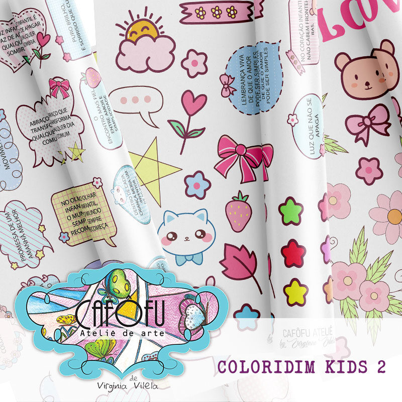 Kit digital Coloridim kids 02 - balões de fala infantis – o que é ser criança - Imagem 2